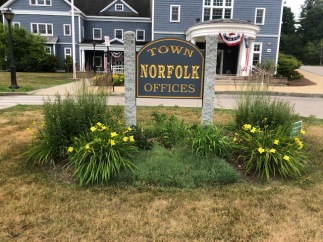 Norfolk Town Hall Sign