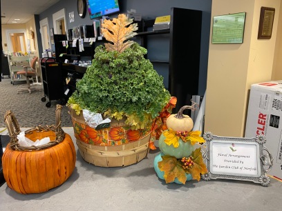 October display by Michele Drolette and Sally Eykel